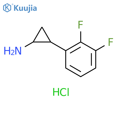 2-(2,3-Difluorophenyl)cyclopropanamine Hydrochloride structure