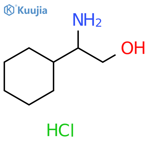 2-AMINO-2-CYCLOHEXYLETHAN-1-OL HYDROCHLORIDE structure