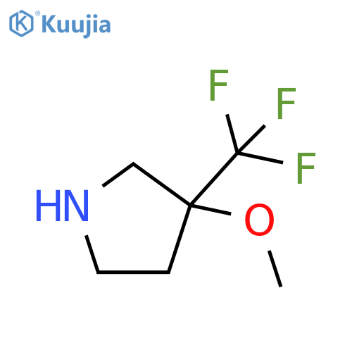 3-methoxy-3-(trifluoromethyl)pyrrolidine structure