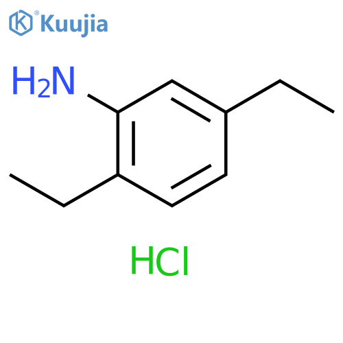 2,5-diethylaniline hydrochloride structure