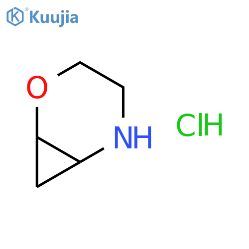 2-Oxa-5-azabicyclo[4.1.0]heptane hydrochloride structure