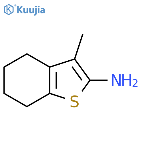 3-Methyl-4,5,6,7-tetrahydro-1-benzothiophen-2-amine structure