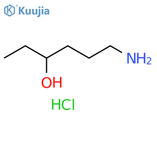 6-aminohexan-3-ol hydrochloride structure