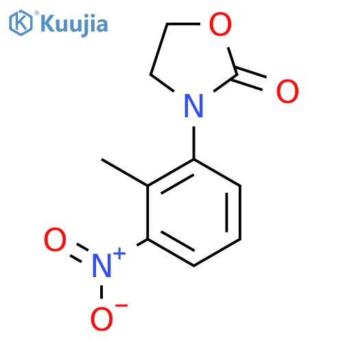3-(2-Methyl-3-nitrophenyl)-1,3-oxazolidin-2-one structure