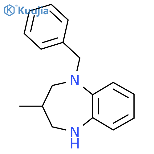 1-Benzyl-3-methyl-2,3,4,5-tetrahydro-1H-1,5-benzodiazepine structure