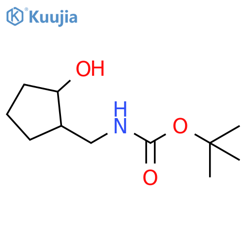 tert-butyl N-(2-hydroxycyclopentyl)methylcarbamate structure
