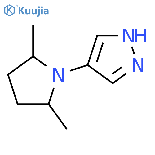 4-(2,5-dimethylpyrrolidin-1-yl)-1H-pyrazole structure