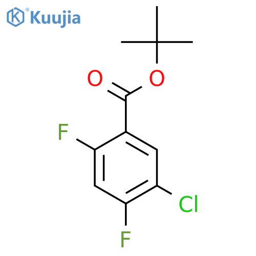 5-Chloro-2,4-Difluoro-Benzoic Acid Tert-Butyl Ester structure