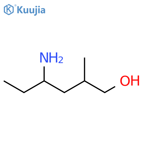 4-amino-2-methylhexan-1-ol structure