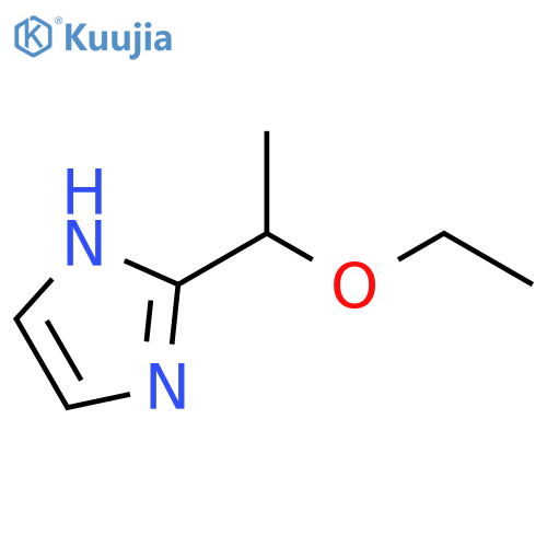 2-(1-ethoxyethyl)-1H-imidazole structure