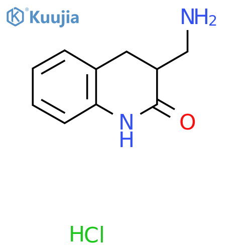 3-(Aminomethyl)-1,2,3,4-tetrahydroquinolin-2-one hydrochloride structure