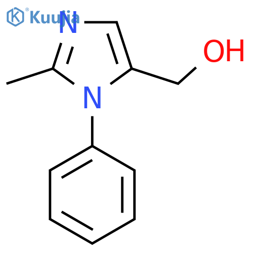 (2-Methyl-1-phenyl-1H-imidazol-5-yl)methanol structure