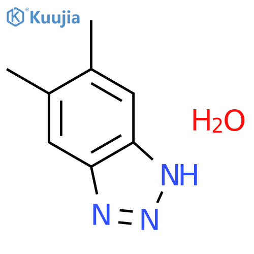 5,6-Dimethylbenzotriazole Hydrate structure