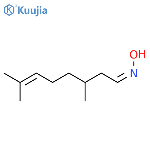 6-OCTENAL, 3,7-DIMETHYL-, OXIME, (Z)- structure