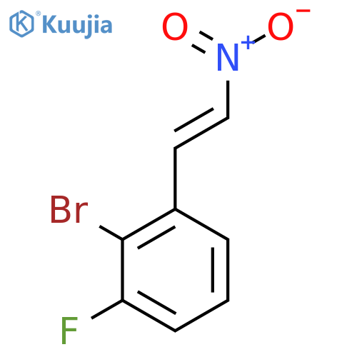 2-bromo-1-fluoro-3-(2-nitroethenyl)benzene structure