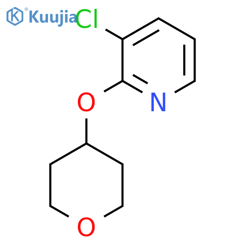 3-chloro-2-(oxan-4-yloxy)pyridine structure