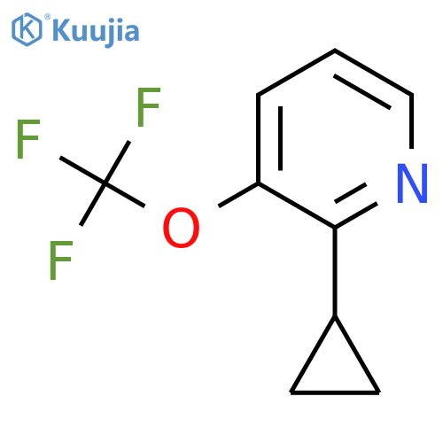 2-Cyclopropyl-3-(trifluoromethoxy)pyridine structure