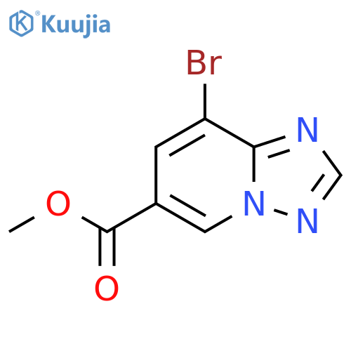 methyl 8-bromo-[1,2,4]triazolo[1,5-a]pyridine-6-carboxylate structure
