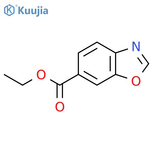 Ethyl benzo[d]oxazole-6-carboxylate structure