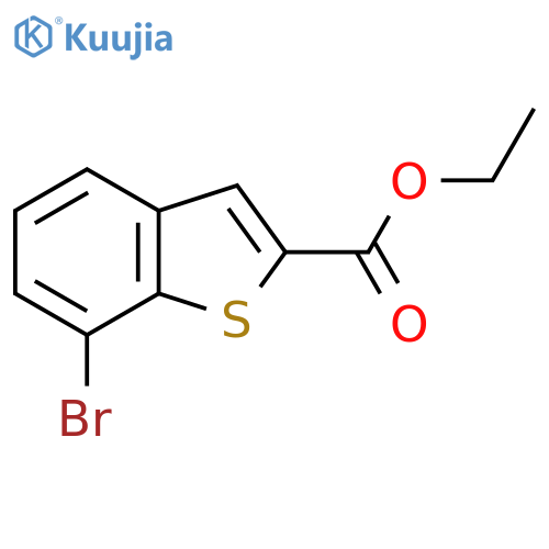 Ethyl 7-bromo-1-benzothiophene-2-carboxylate structure