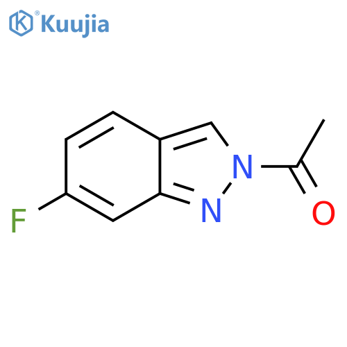 2-Acetyl-6-fluoro-2H-indazole structure