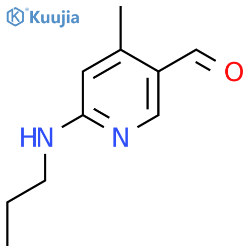 4-Methyl-6-(propylamino)nicotinaldehyde structure
