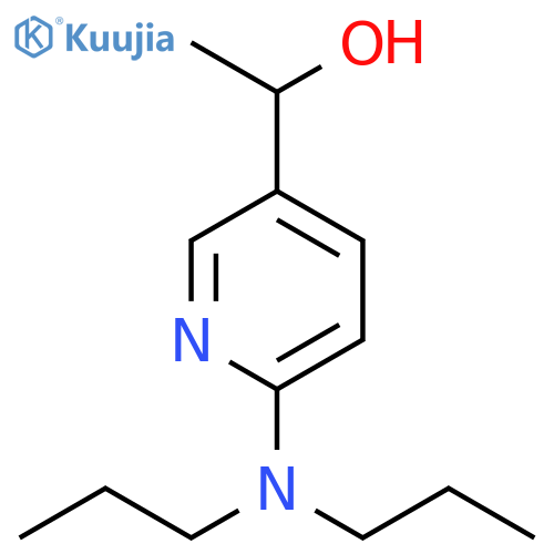 1-(6-Dipropylamino-pyridin-3-yl)-ethanol structure