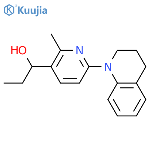 1-(6-(3,4-Dihydroquinolin-1(2H)-yl)-2-methylpyridin-3-yl)propan-1-ol structure