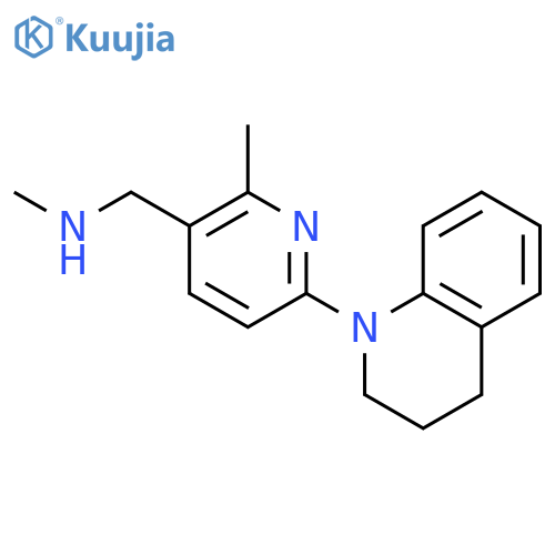 1-(6-(3,4-Dihydroquinolin-1(2H)-yl)-2-methylpyridin-3-yl)-N-methylmethanamine structure