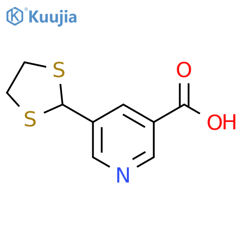 5-[1,3]Dithiolan-2-yl-nicotinic acid structure