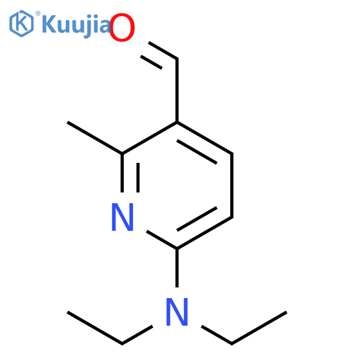 6-(diethylamino)-2-methylpyridine-3-carbaldehyde structure