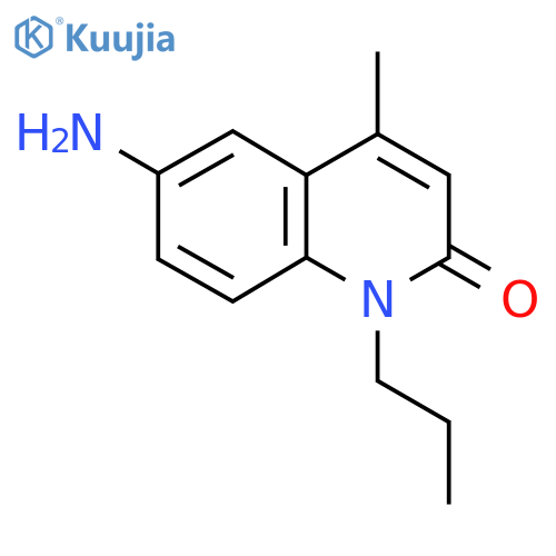 6-Amino-4-methyl-1-propylquinolin-2(1H)-one structure