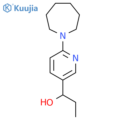 1-(6-(Azepan-1-yl)pyridin-3-yl)propan-1-ol structure