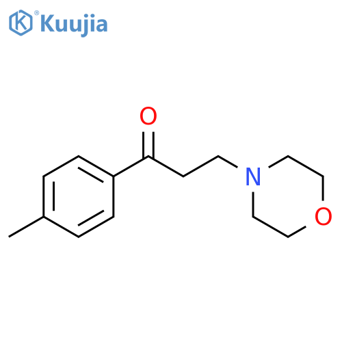 1-Propanone, 1-(4-methylphenyl)-3-(4-morpholinyl)- structure