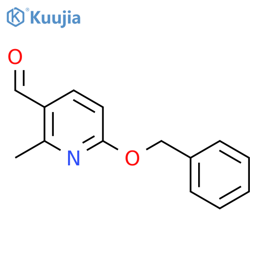 6-(Benzyloxy)-2-methylnicotinaldehyde structure