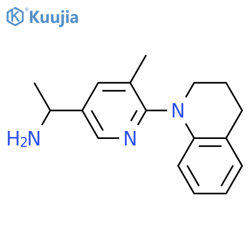 1-(6-(3,4-Dihydroquinolin-1(2H)-yl)-5-methylpyridin-3-yl)ethanamine structure