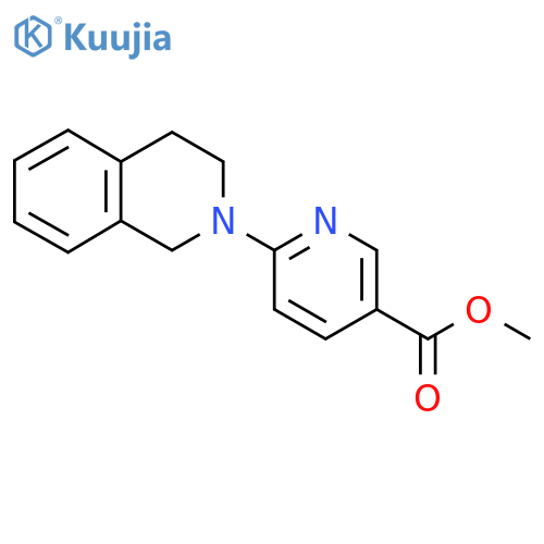 Methyl 6-(3,4-dihydroisoquinolin-2(1H)-yl)nicotinate structure