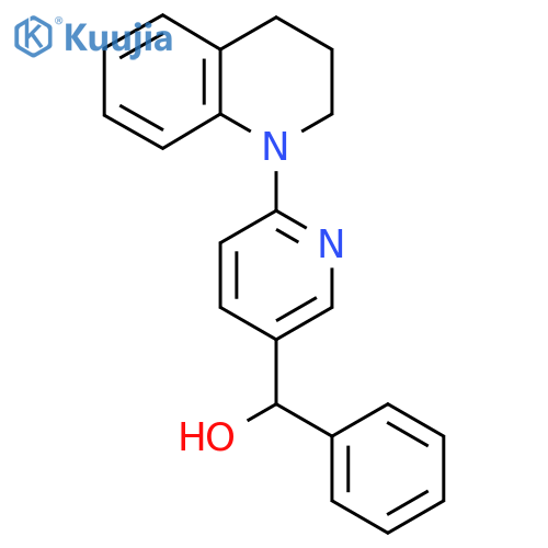 (6-(3,4-Dihydroquinolin-1(2H)-yl)pyridin-3-yl)(phenyl)methanol structure