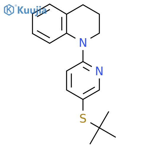 1-(5-(Tert-Butylthio)pyridin-2-yl)-1,2,3,4-tetrahydroquinoline structure