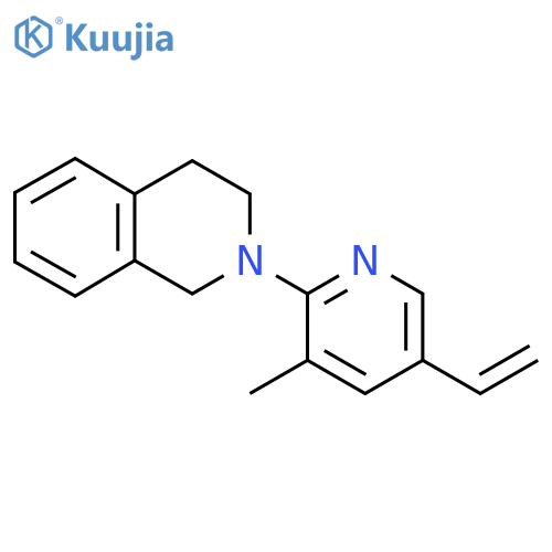 2-(3-Methyl-5-vinylpyridin-2-yl)-1,2,3,4-tetrahydroisoquinoline structure