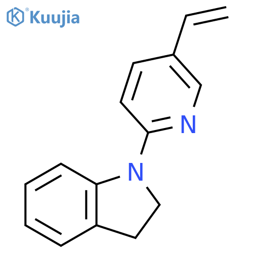 1-(5-Vinyl-pyridin-2-yl)-2,3-dihydro-1H-indole structure