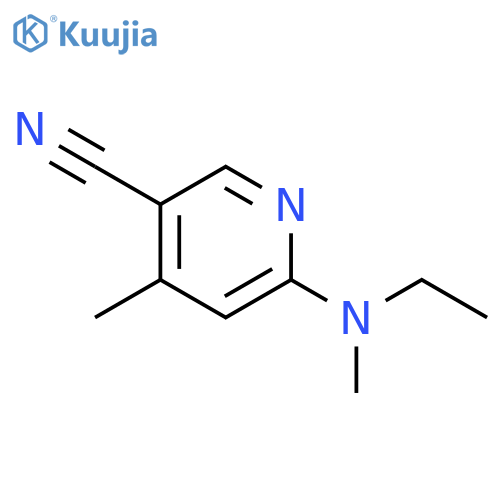 6-(Ethyl-methyl-amino)-4-methyl-nicotinonitrile structure