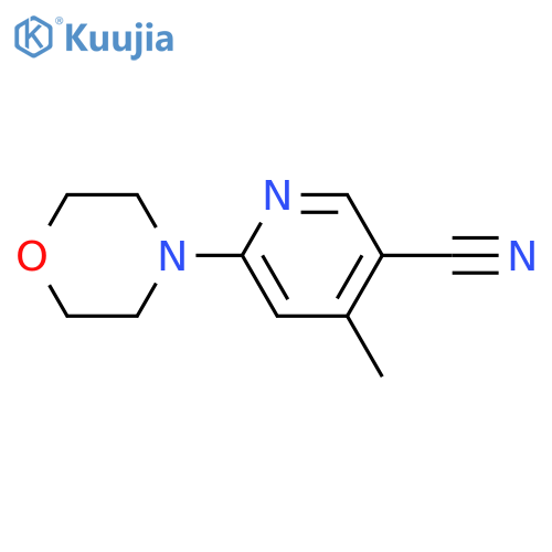 4-Methyl-6-morpholin-4-yl-nicotinonitrile structure