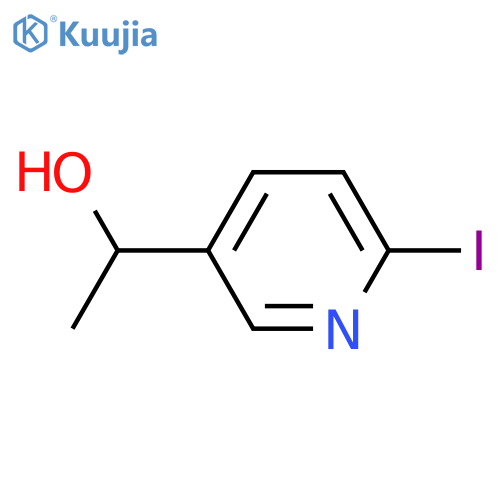 1-(6-Iodo-pyridin-3-yl)-ethanol structure