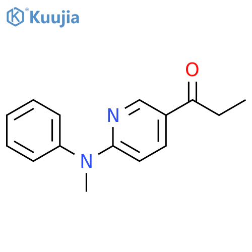 1-[6-(Methyl-phenyl-amino)-pyridin-3-yl]-propan-1-one structure