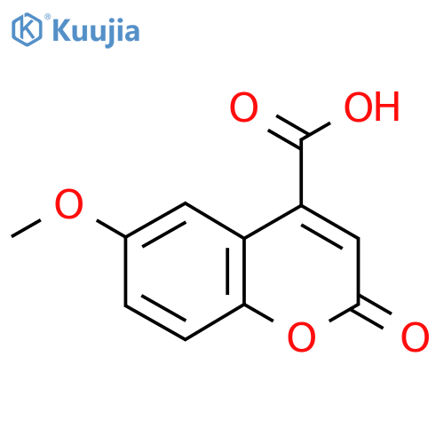 6-Methoxy-2-oxo-2H-chromene-4-carboxylic acid structure
