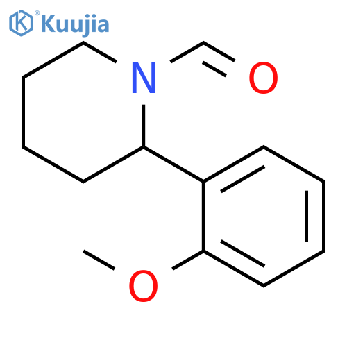 2-(2-Methoxy-phenyl)-piperidine-1-carbaldehyde structure