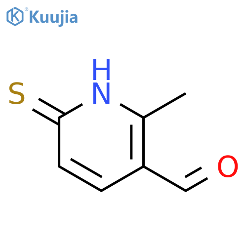 6-Mercapto-2-methyl-pyridine-3-carbaldehyde structure