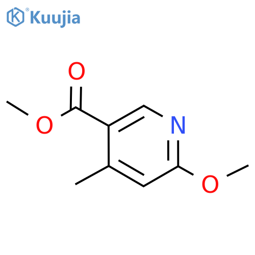 methyl 6-methoxy-4-methylpyridine-3-carboxylate structure