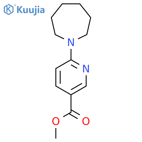 Methyl 6-(azepan-1-yl)nicotinate structure